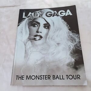 Lady Gaga The Monster Ball Tour Official Live Concert Book Souvenir Merch Foil